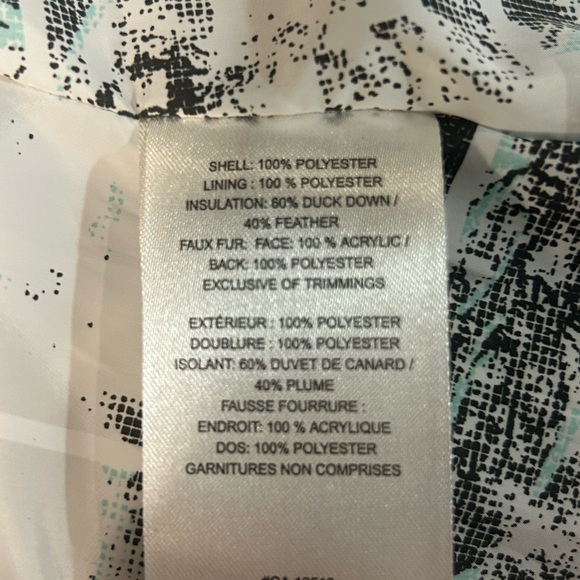 Lole Women's Gray Plaid Ski Jacket with Fur Hood - Picture 12 of 12